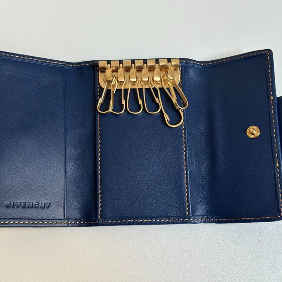 Givenchy Blue and Gray Key & Card Holder - Picture 3 of 6